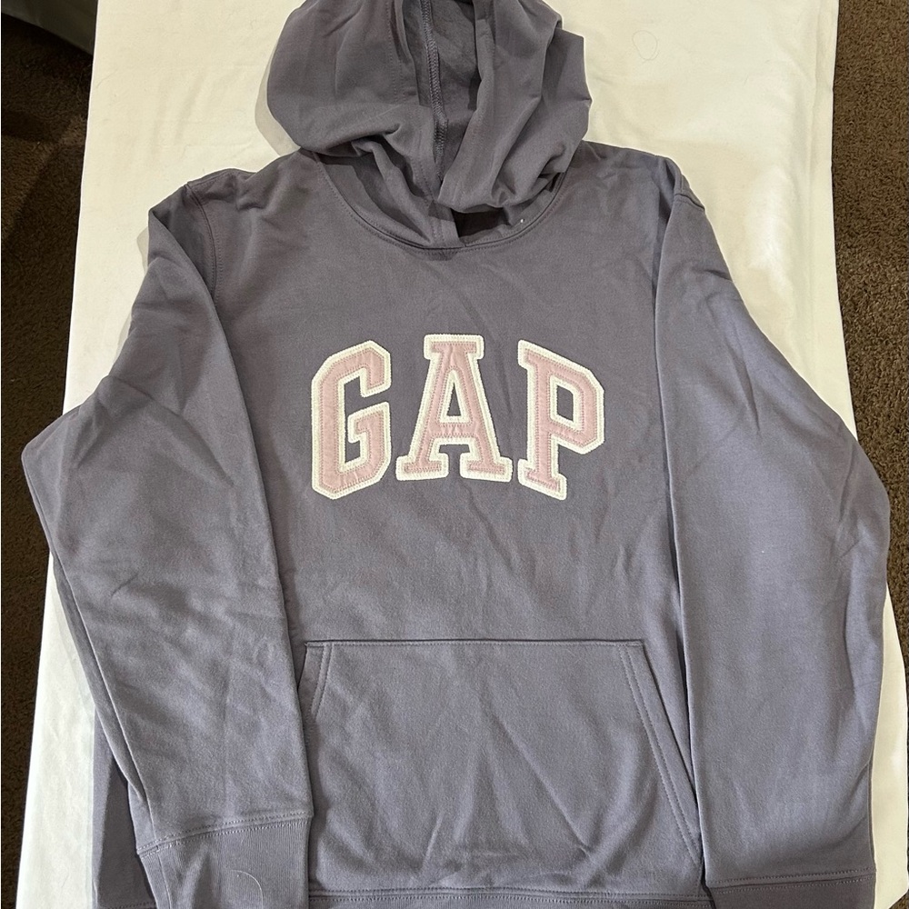 GAP Women’s Lavender Cotton Blend Hoodie Size Large